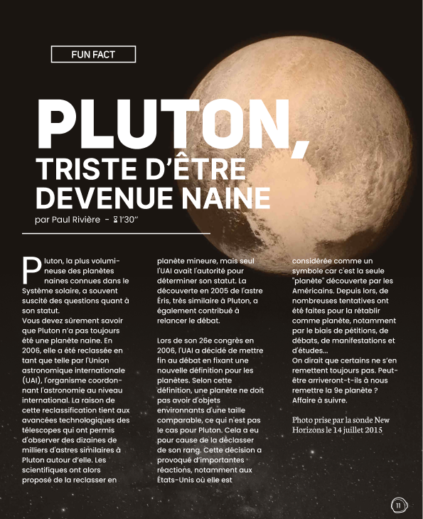 article sur Pluton